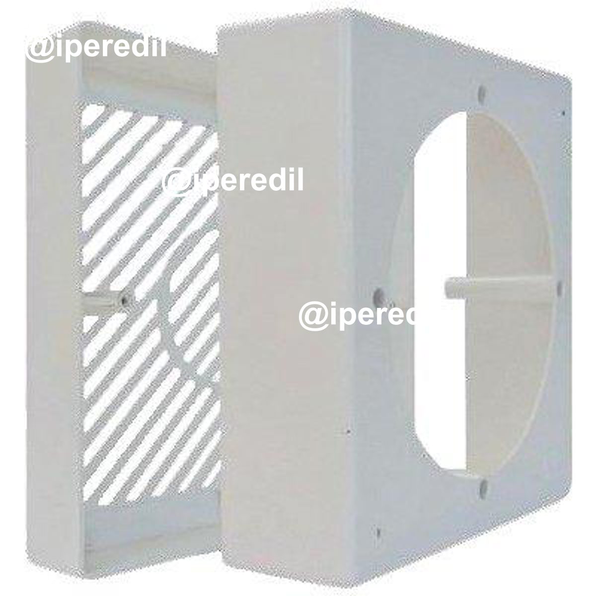 ADATTATORE ASPIRATORE ELETTRICO VETRO LUX 1002 BIANCO D=MM 80-120