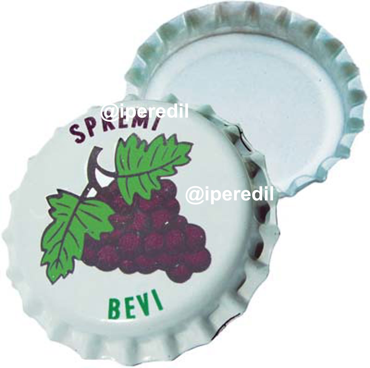 TAPPO CORONA SMALTATO VINO MM 26 CF=80XPZ 100