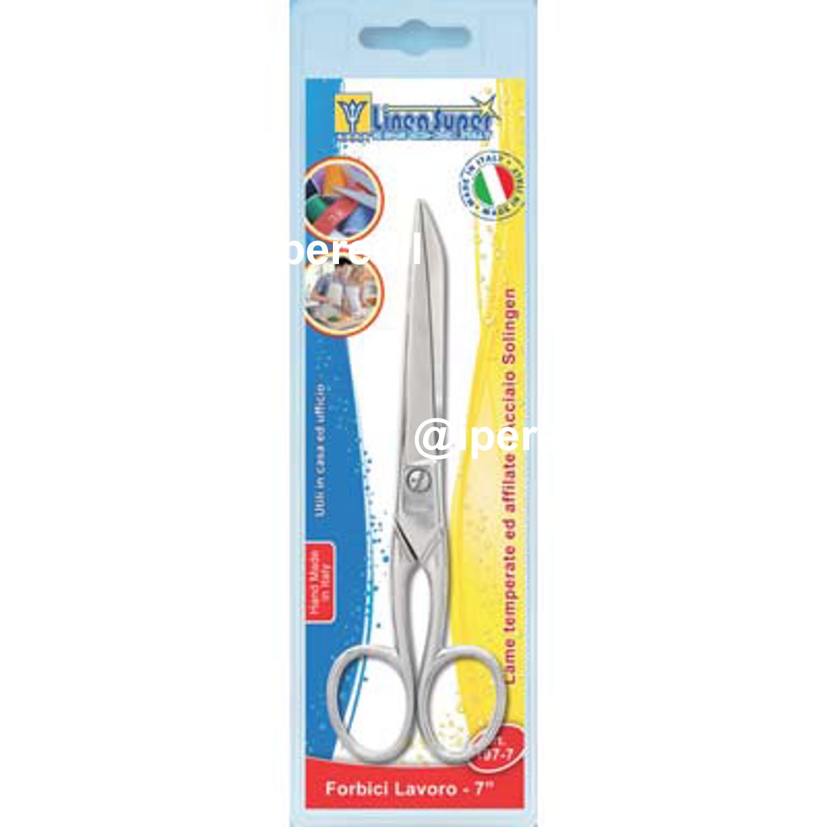 FORBICE LAVORO SUPER DE LUCA ACCIAIO CM 18-7" - 02247107