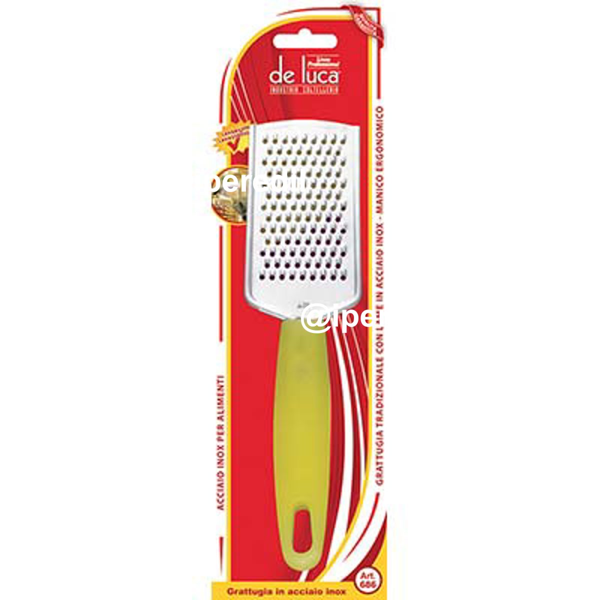 GRATTUGIA PROFESSIONAL DE LUCA ACCIAIO INOX/PLT
