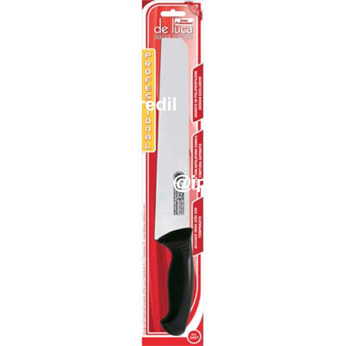 COLTELLO SALUMI PROFESSIONAL DE LUCA MANICO PLT/INOX CM 26