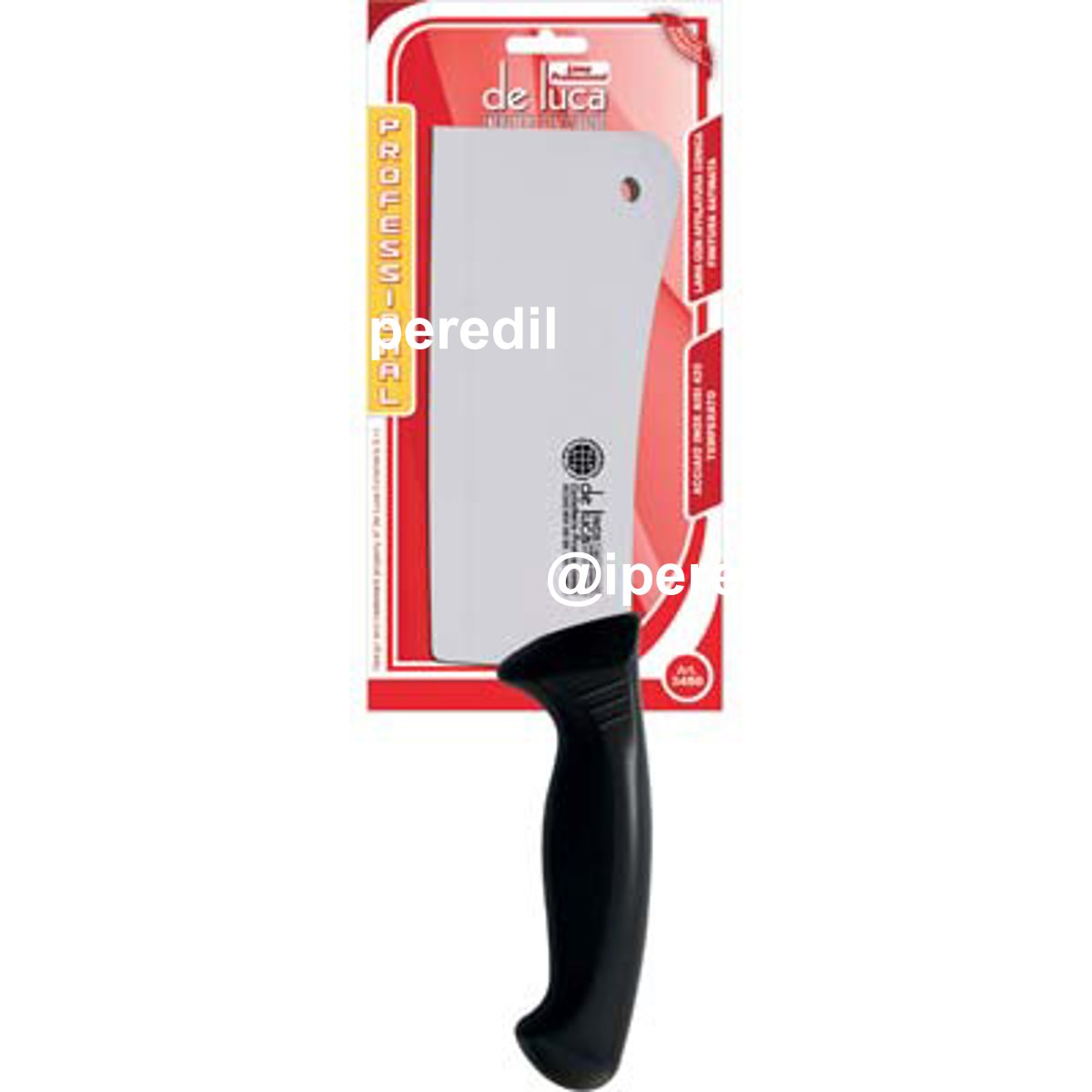 MANNARA PROFESSIONAL DE LUCA MANICO PLT/INOX CM 22