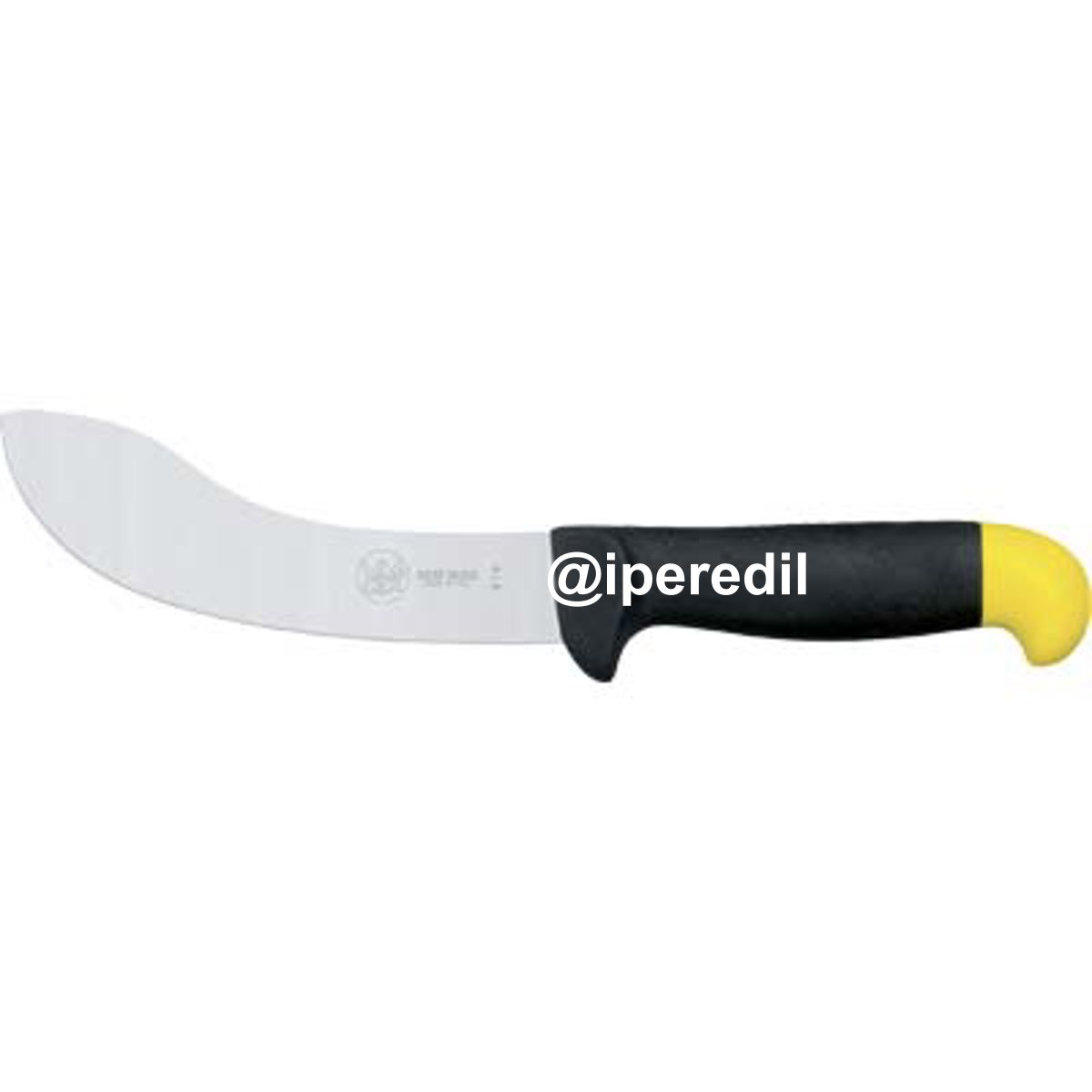COLTELLO MACELLAIO SCUOIARE 819 DUE BUOI MANICO PLT/INOX CM 18