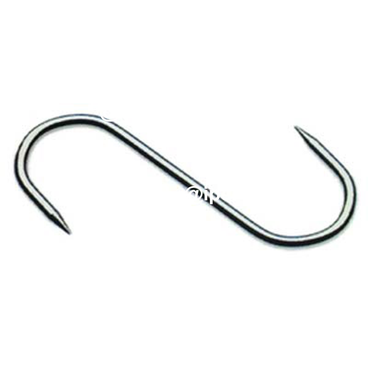 GANCIO MACELLAIO 2 PUNTE INOX MM 160X6