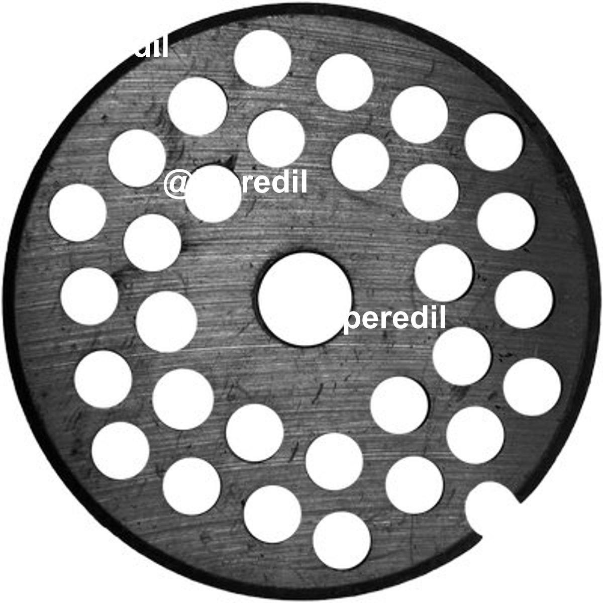 PIASTRA X TRITACARNE MANUALE REBER N° 8 FORO 6