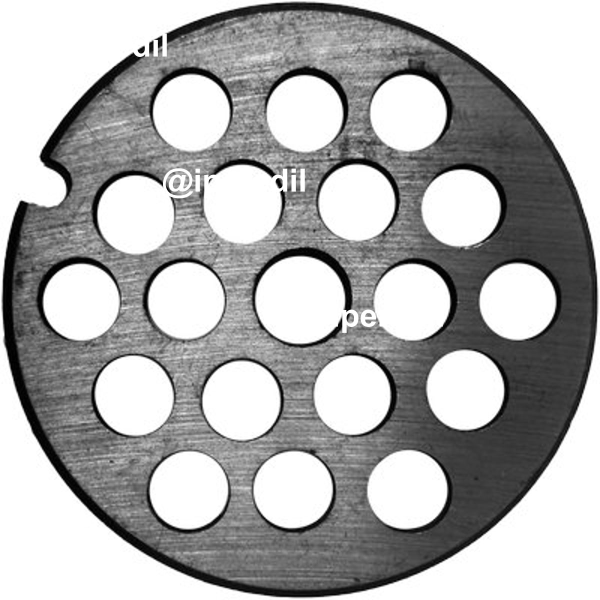 PIASTRA X TRITACARNE MANUALE REBER N° 10/12 FORO 10