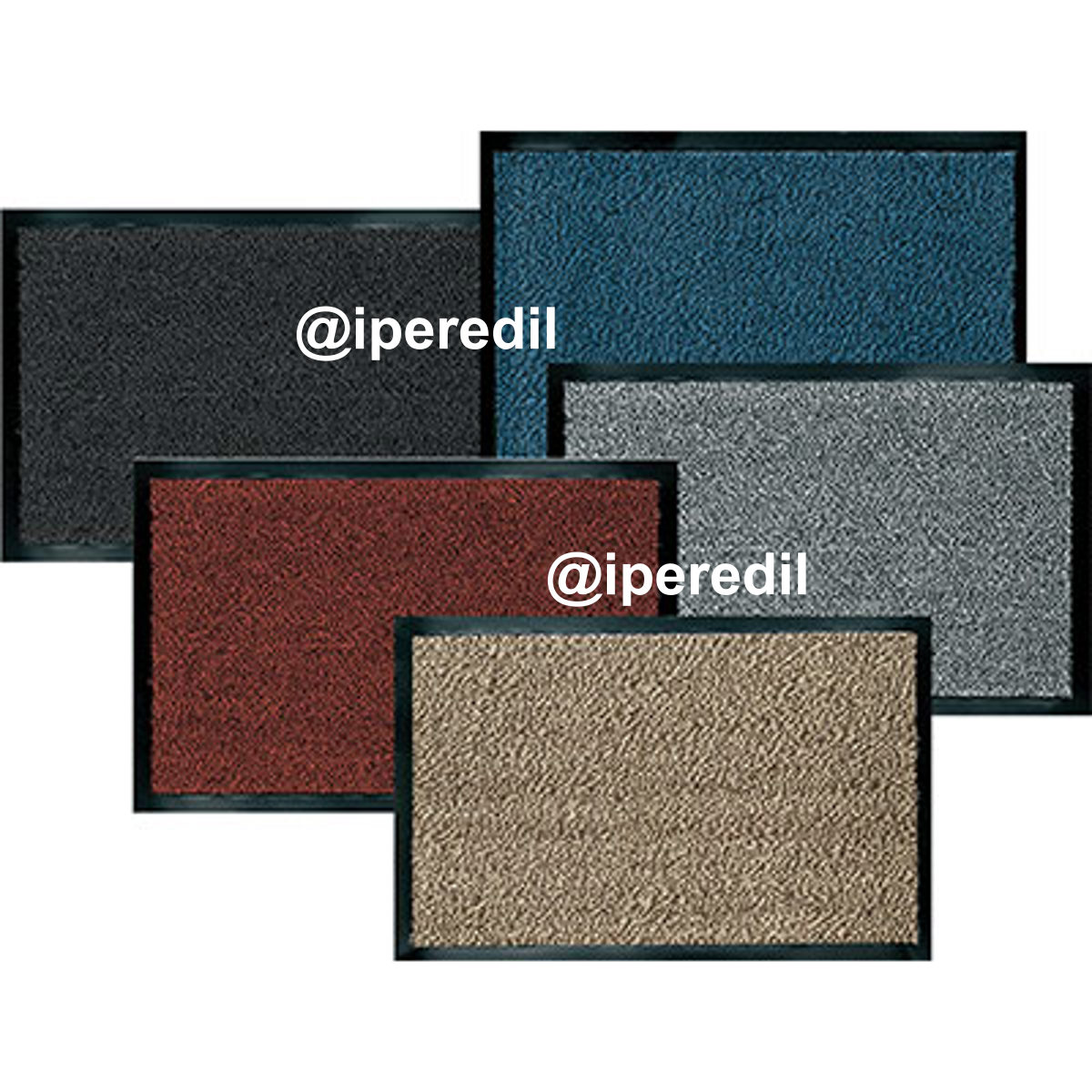 ZERBINO ASCIUGAPASSO NEVADA POLIPROPILENE + PVC CM 40X60 - 02309025