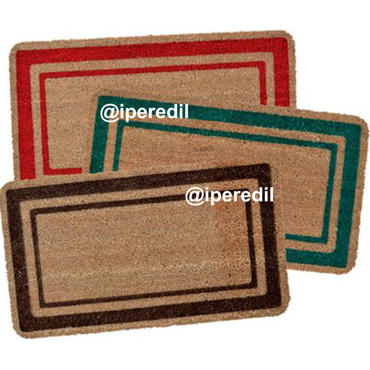 ZERBINO BORDO 14 COCCO + PVC CM 60X120