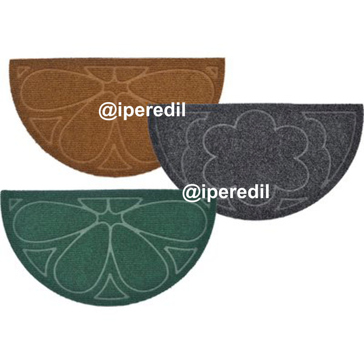 ZERBINO DERBY MEZZALUNA POLIESTERE + VINILE CM 40X75 - 02309056