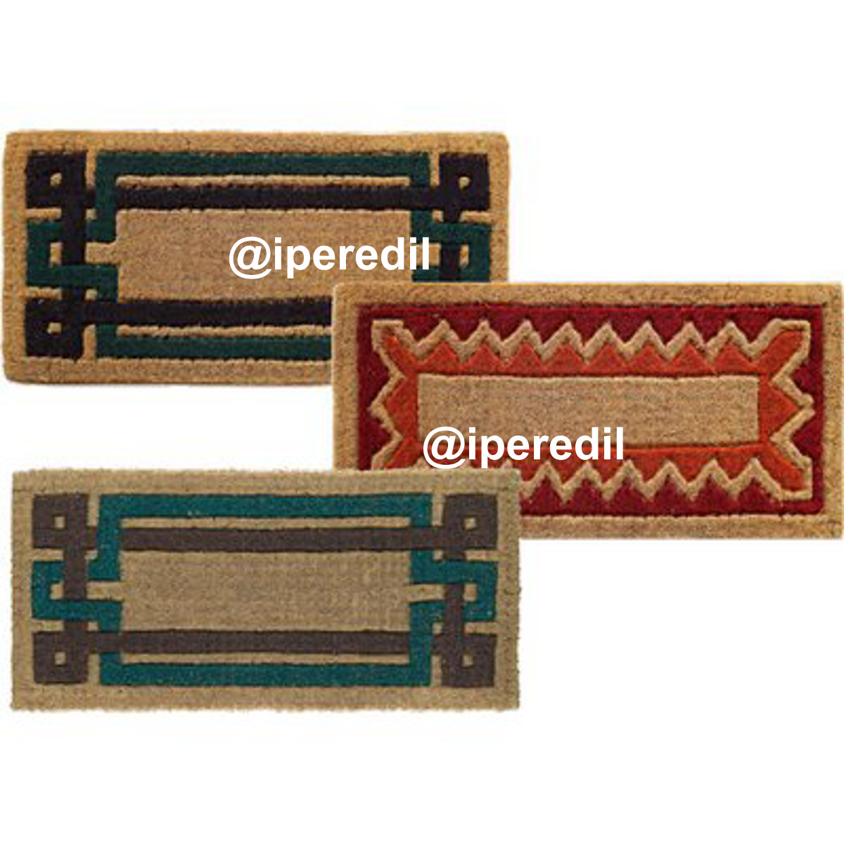 ZERBINO IMPERIALE COLORI ASSORTITI COCCO + PVC CM 40X80 - 02309354