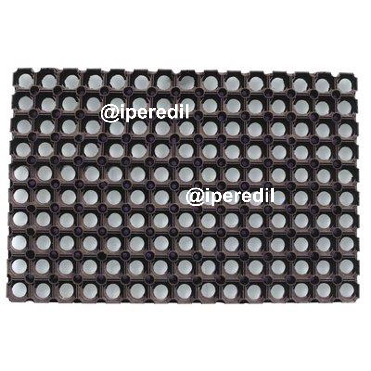 ZERBINO NIDO APE MODULARE COMPOS GOMMA NERA CM 50X100 - 02309643