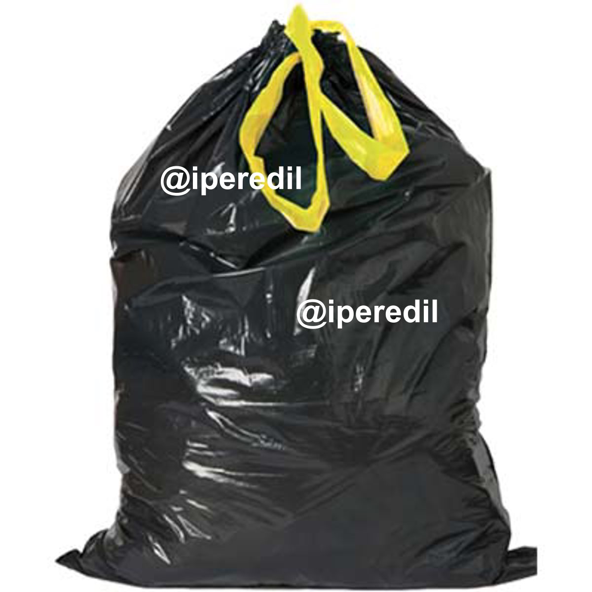 SACCO IMMONDIZIA CASA + MANIGLIE NERO CM 55X65 CF=PZ 15