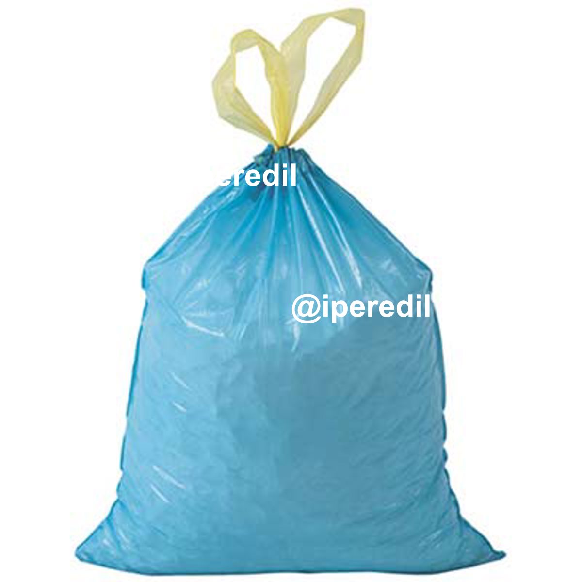 SACCO IMMONDIZIA CASA + MANIGLIE AZZURRO CM 55X65 CF=PZ 15