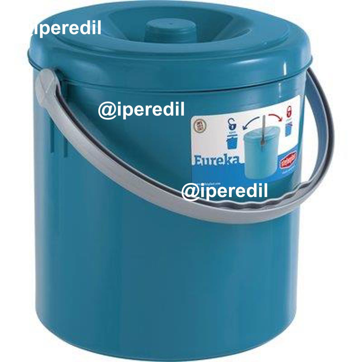 PATTUMIERA IMMONDIZIA EUREKA STEFANPLAST PALACE BLUE LT 20 CM 30 H.CM 31