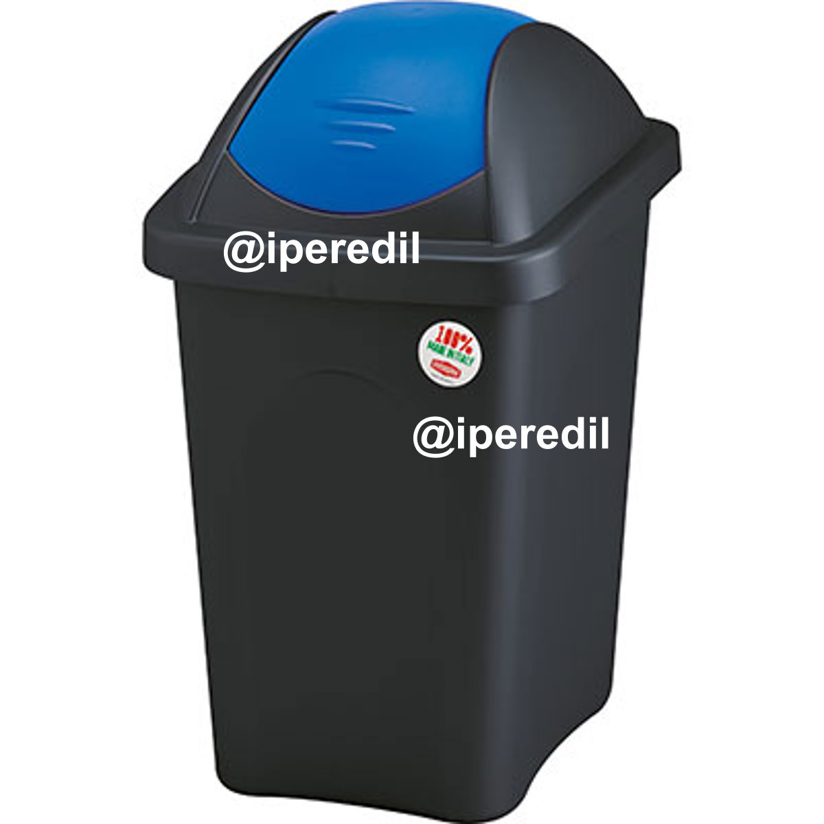 BIDONE IMMONDIZIA MULTIPAT STEFANPLAST BLU LT 60 CM 39X39 H.CM 68
