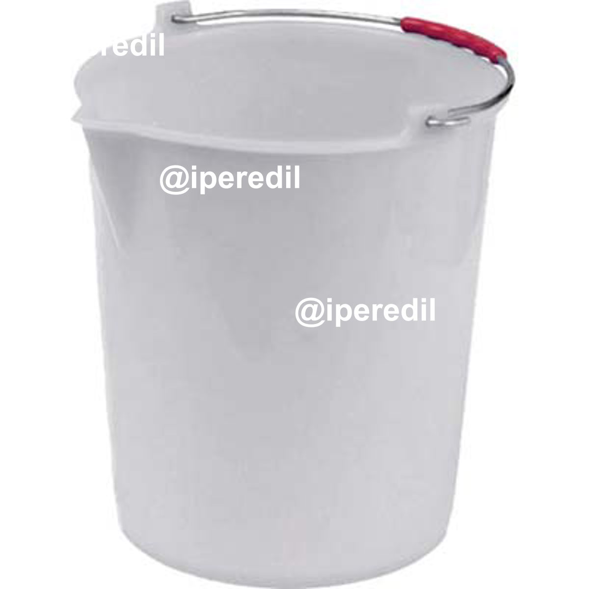 SECCHIO PESANTE + BECCO BIANCO ICS PE LT 25 CM 37 H.CM 34