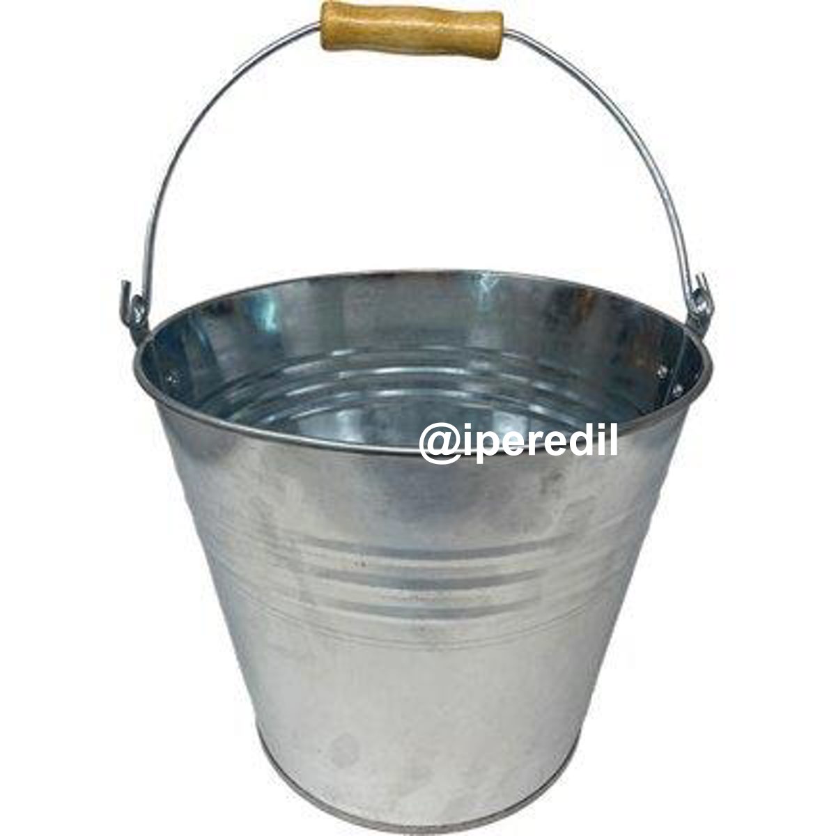 SECCHIO ZINCATO GALVANIZZATO DOMUS LT 12 CM 29X21 H.CM 26