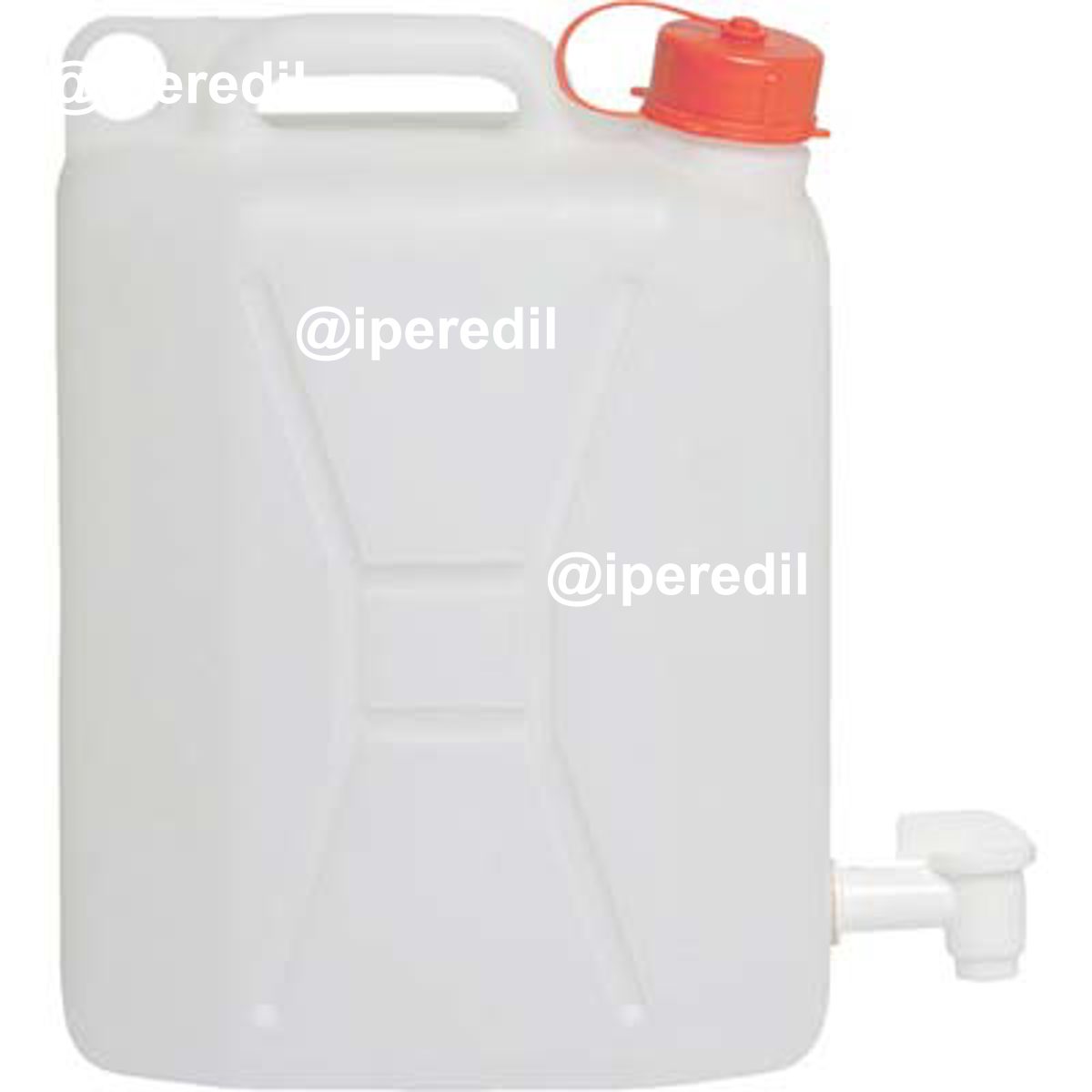 TANICA + RUBINETTO ICS HDPE ALIMENTARE 3/4"F LT 10