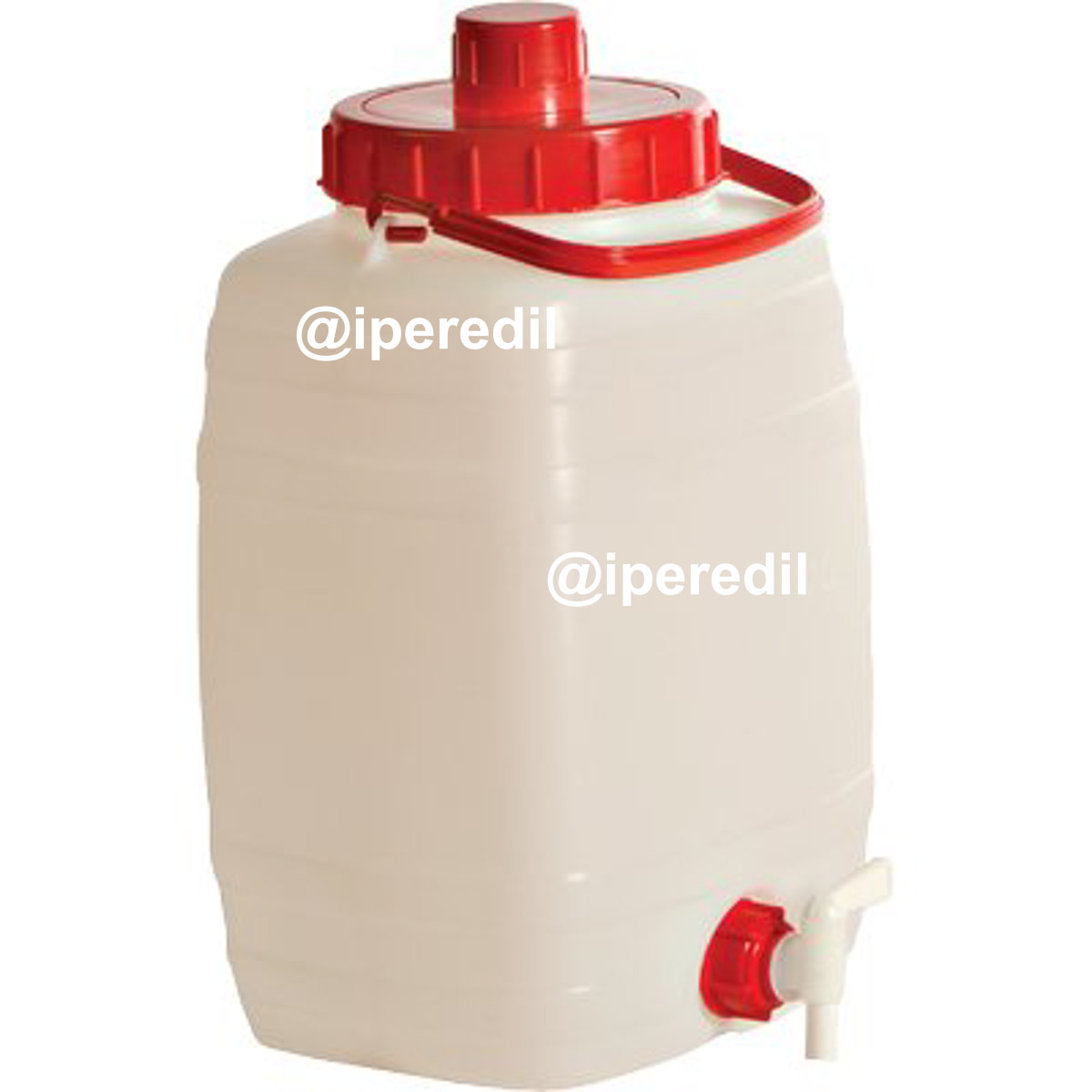 FUSTO DEMETRA ICS HDPE ALIMENTARE MM 240X200 H.MM 370 LT 10