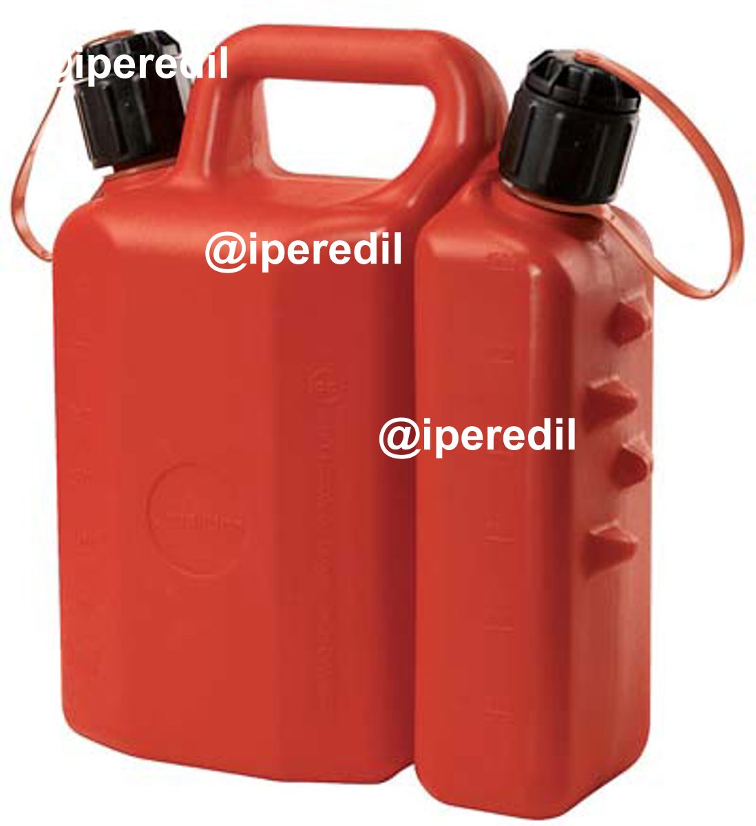 TANICA CARBURANTE DOPPIO USO GDM PP ROSSO LT 3,5+1,5