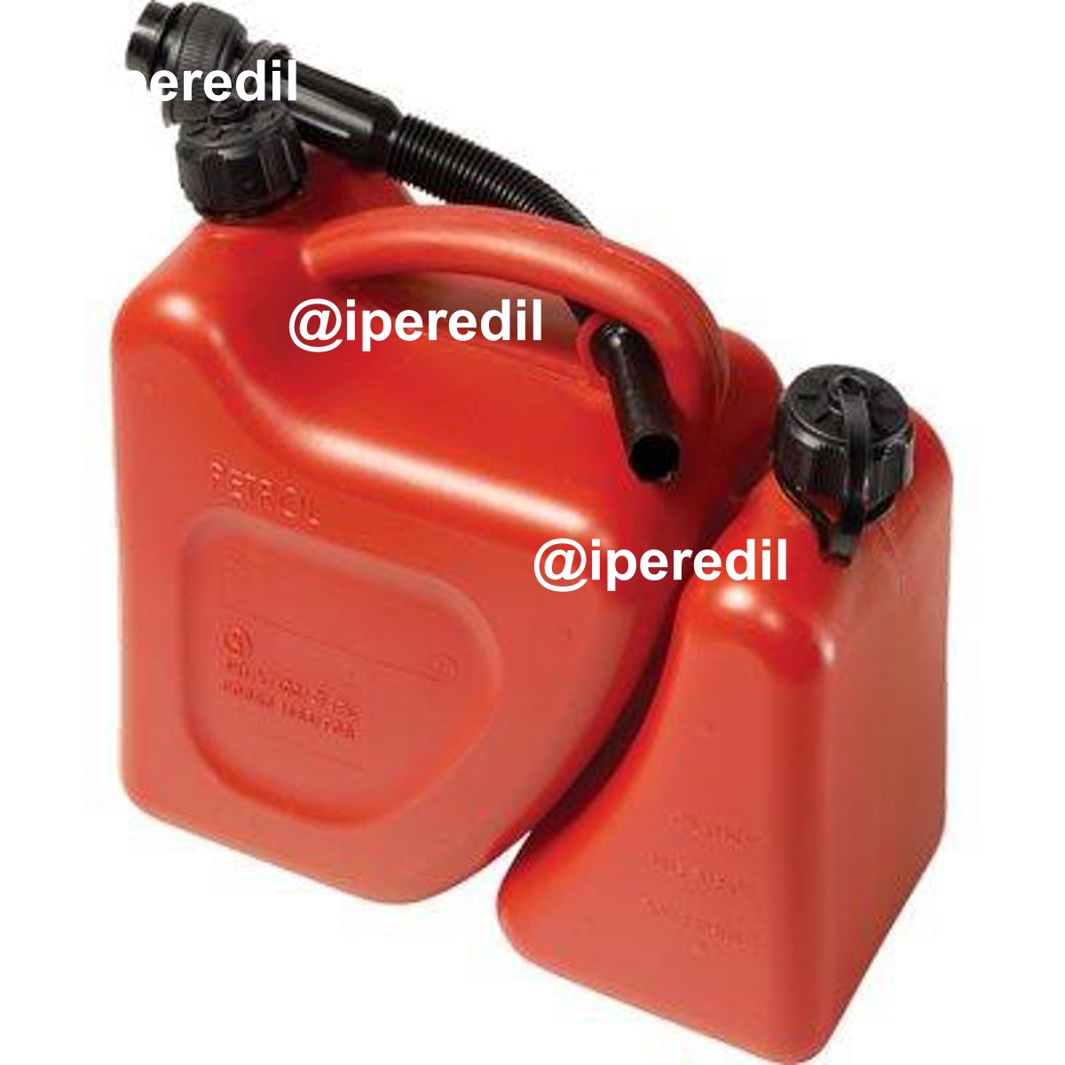 TANICA CARBURANTE DOPPIO USO PP ROSSO LT 5+2