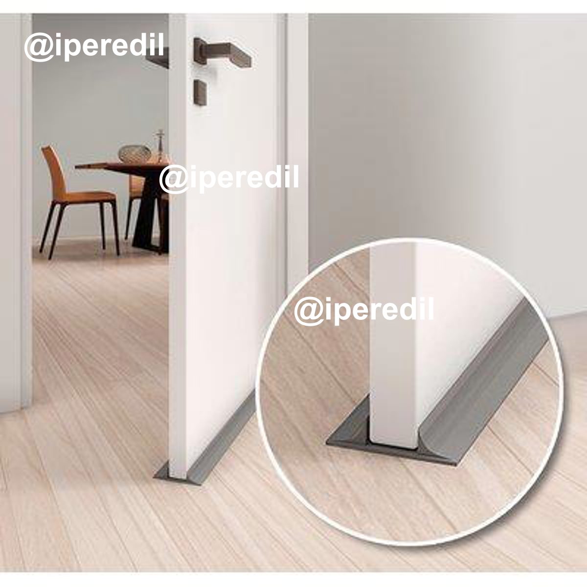 PARAFREDDO SOTTOPORTA ELASTICO NERO MM 95X20 L.CM 85 - 02325914
