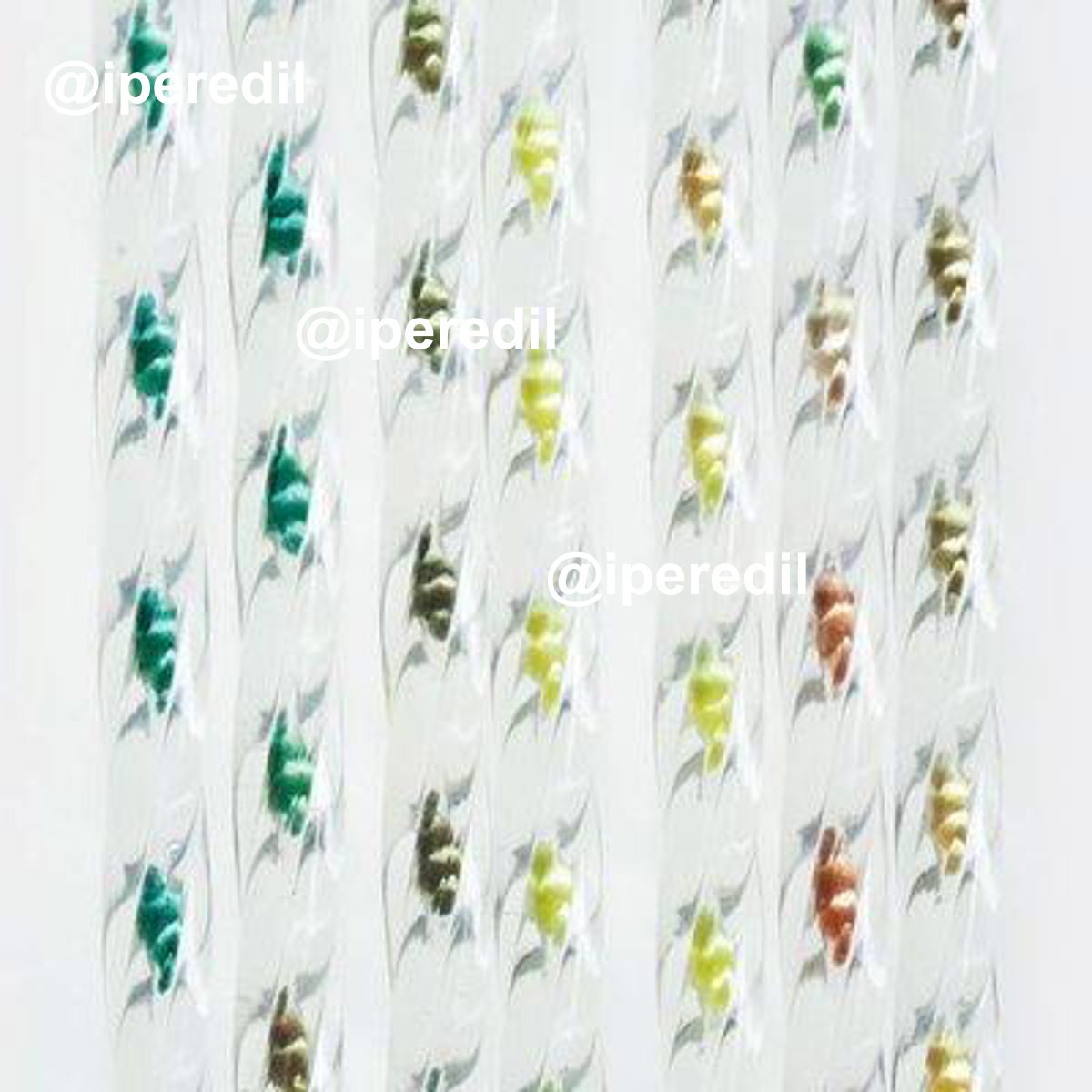 TENDINA PRONTA LUX 148 FILI PVC RITORTO 3 COLORI CM 120 H.CM 240