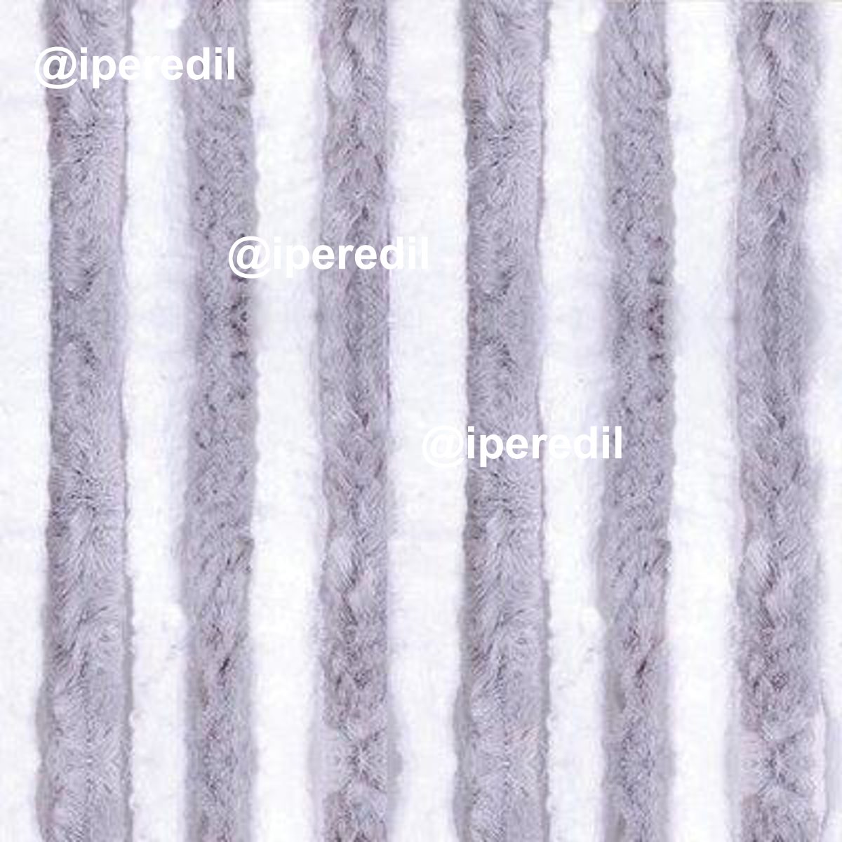 TENDINA PRONTA CINIGLIA BIANCO/GRIGIO D.MM 42 CM 125 H.CM 230