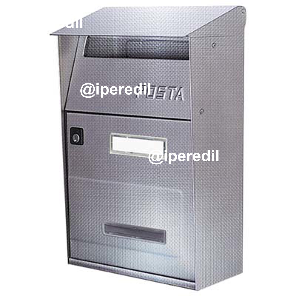 CASSETTA POSTA FT ALUBOX INOX 18/10 TELA DI LINO MM 220X110 H.MM 320