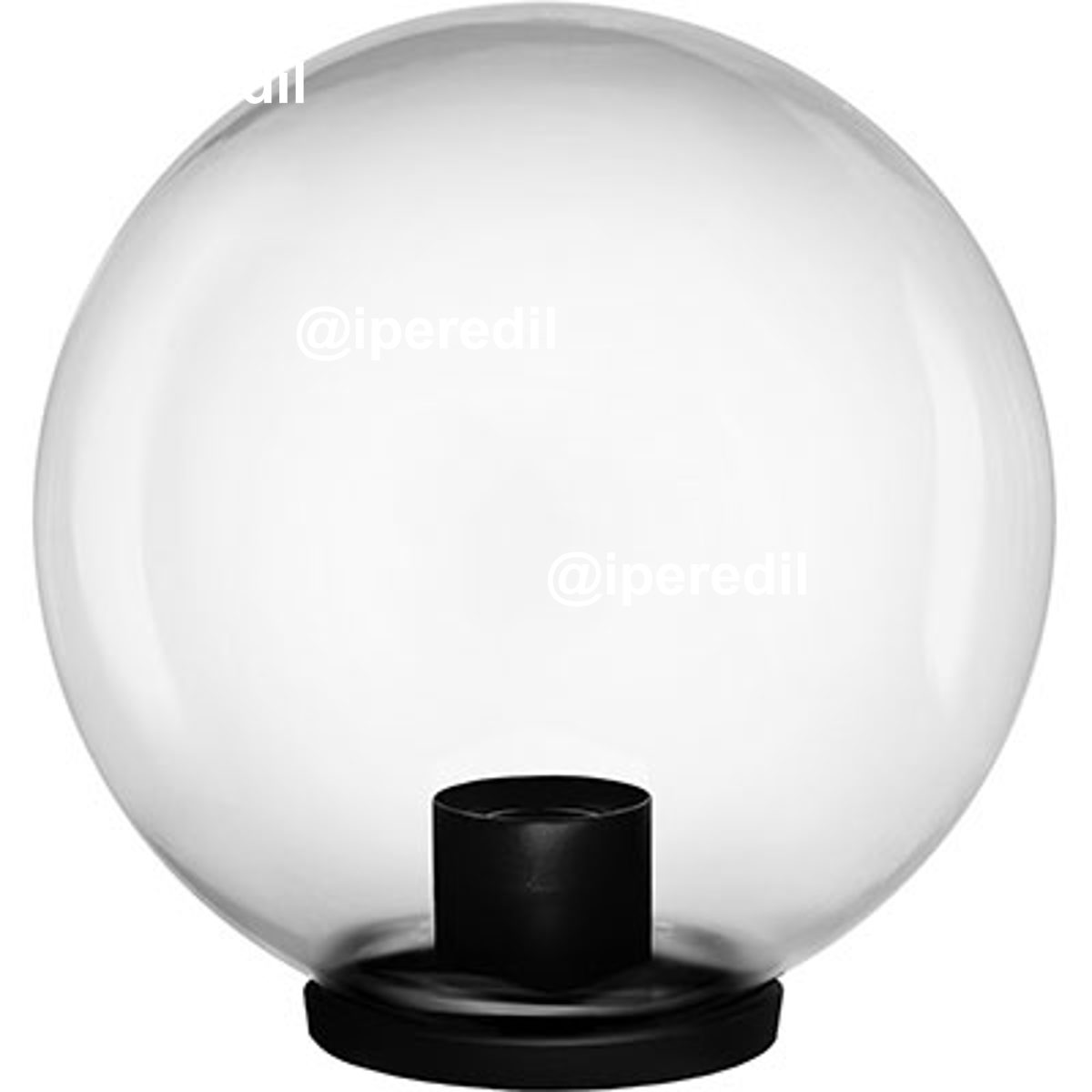 LAMPIONE GLOBO TRASPARENTE CM 25 VOLT 230 MAX WATT 60 E27