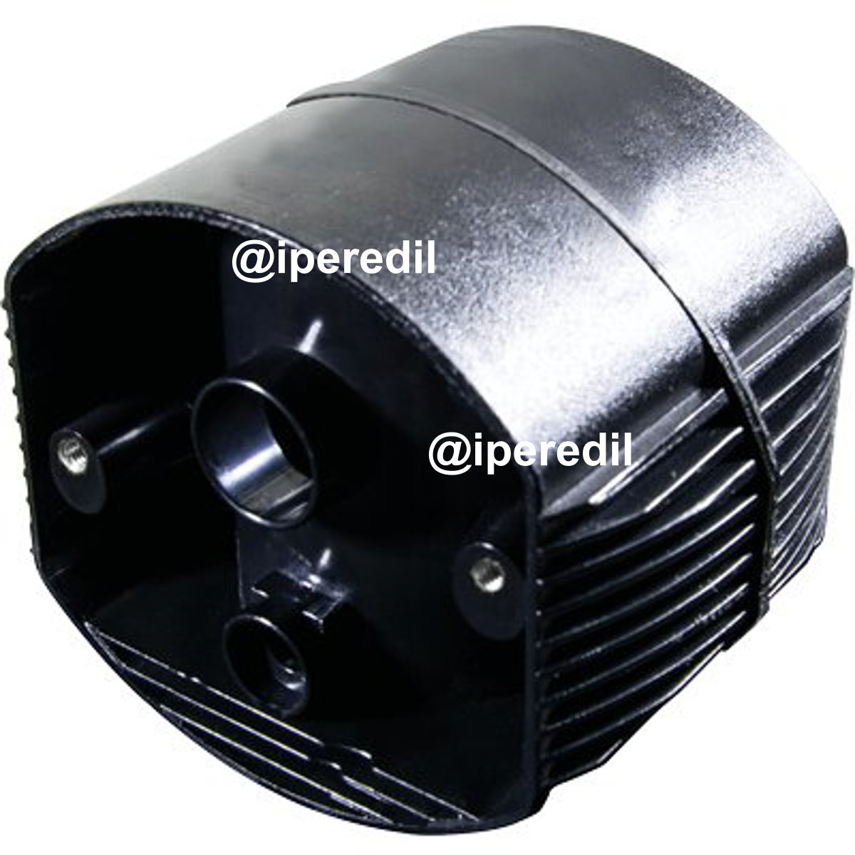 RACCORDO DOPPIO BRACCIO X PALO LAMPIONE GLOBO ABS NERO