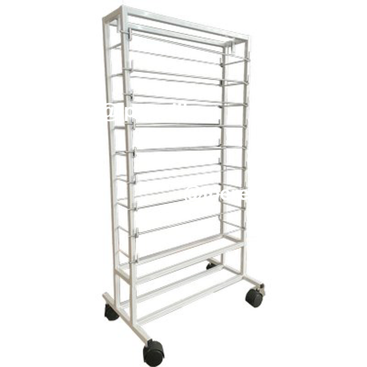 ESPOSITORE PLASTICA ADESIVA ALKOR/HOME DECO ACCIAIO VERNICIATO POSTI 18