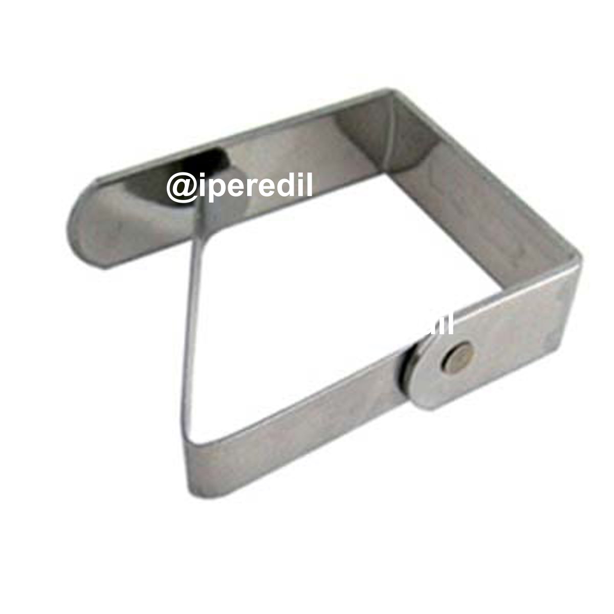 FERMATOVAGLIA A MOLLA INOX MM 40