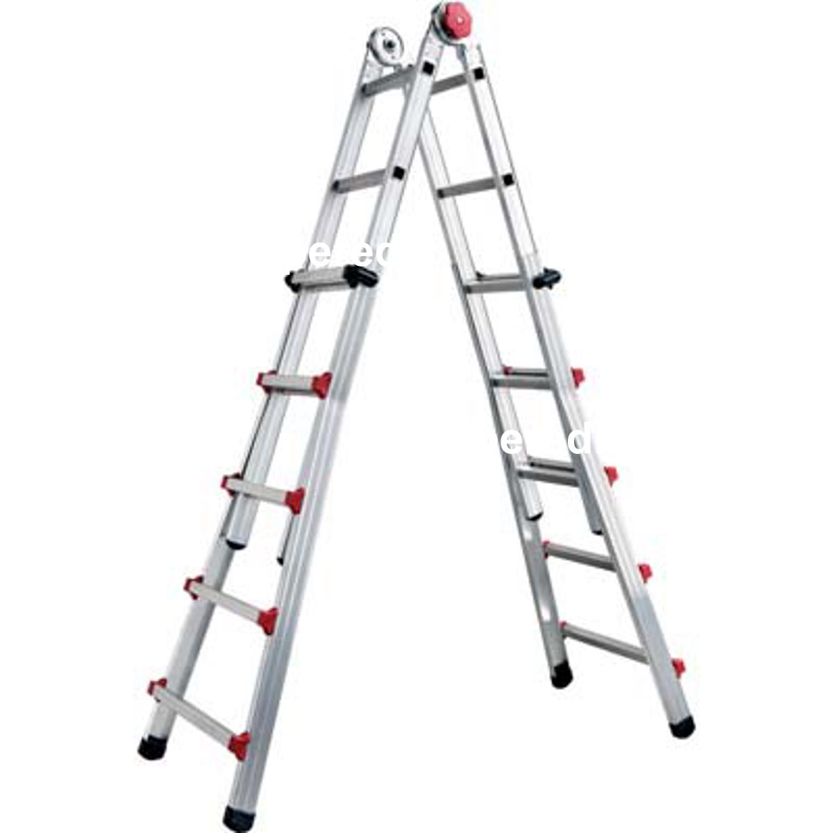 SCALA TELESCOPICA PROFI AUTO SICOS ALLUMINIO H.CM 139/444 PIOLI 4+5