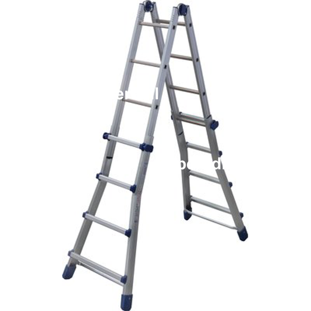 SCALA TELESCOPICA BRIKO BLU FACAL ALLUMINIO H.CM 120/400 PIOLI 4+4