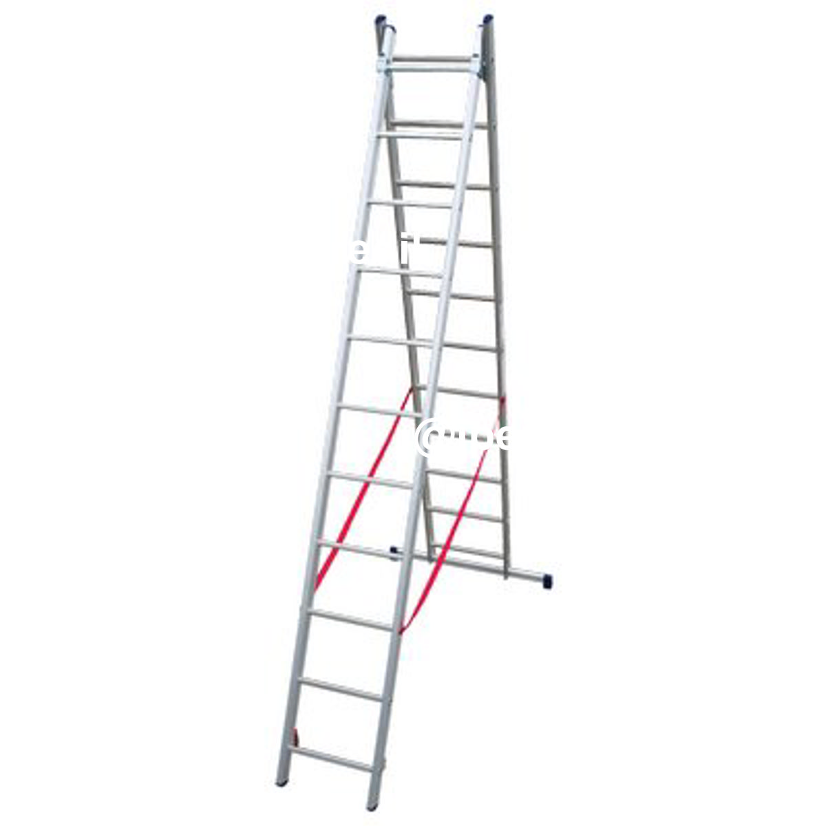 SCALA PARALLELA 2 RAMPE STILO FACAL ALLUMINIO EN 131 H.CM 301/510 PIOLI 2X11 - 02336184