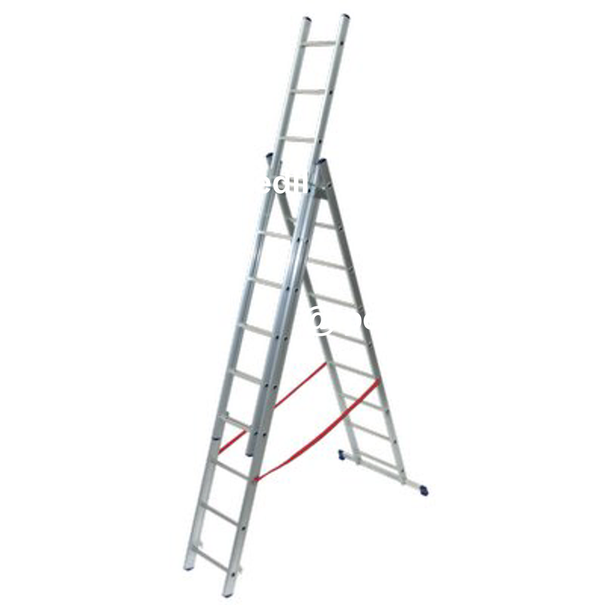 SCALA PARALLELA 3 RAMPE STILO FACAL ALLUMINIO EN 131 H.CM 247/594 PIOLI 3X 9 - 02336188