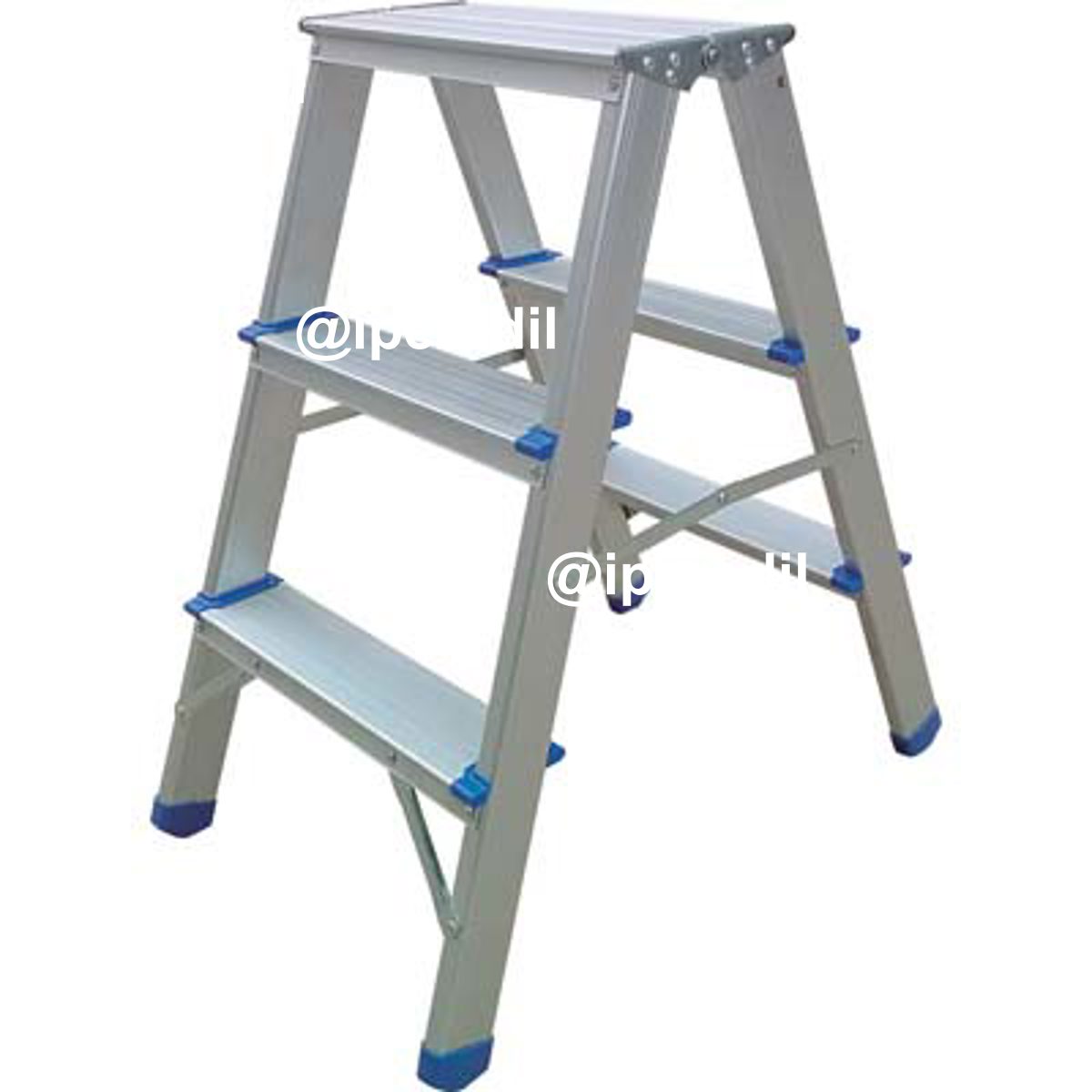SGABELLO RAJA DOMUS ALLUMINIO GRADINI 3 H.MM 658