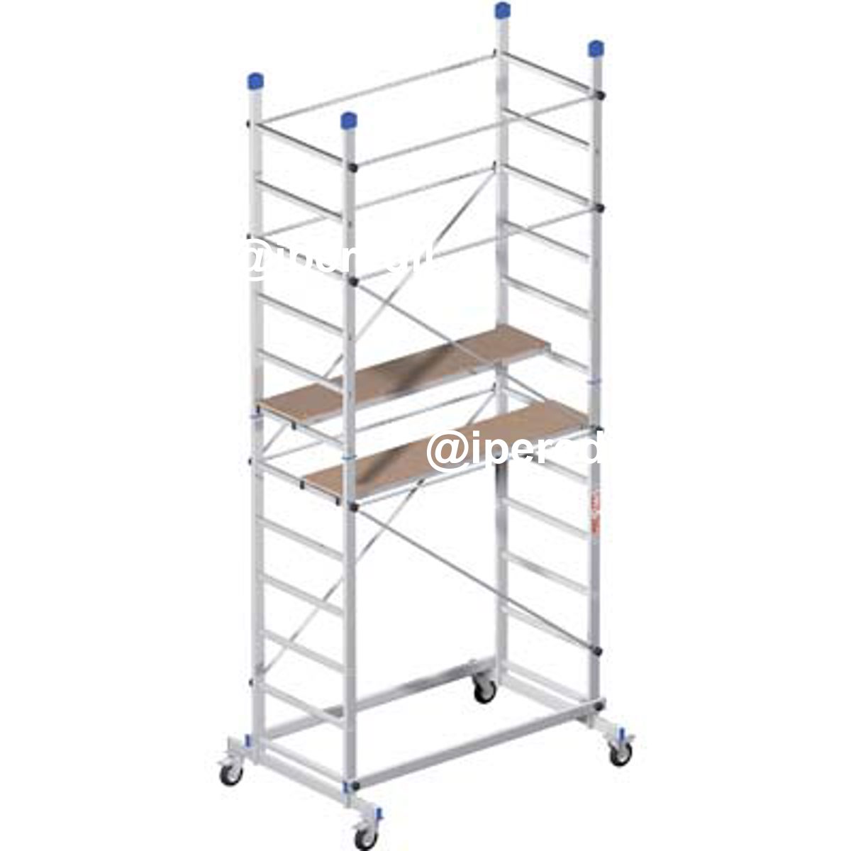 TRABATTELLO ZEUS MARCHETTI ALLUMINIO/LEGNO CM 157X70 H.CM 198/360 - 02362213