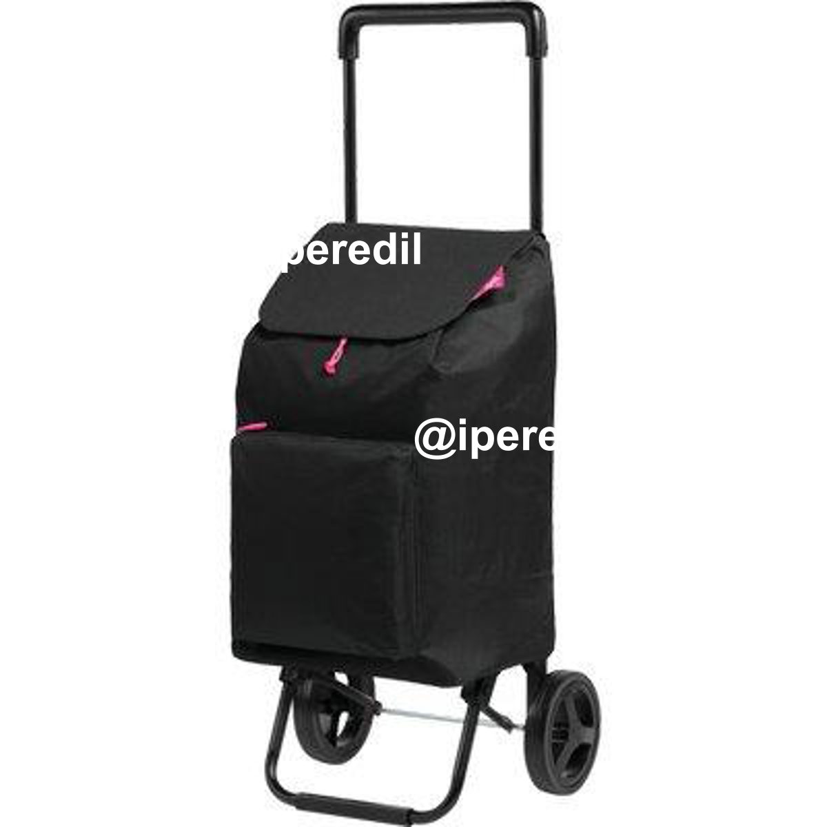 CARRELLO PORTASPESA ARGO NEW GIMI NERO CM 37X33 H.CM 96