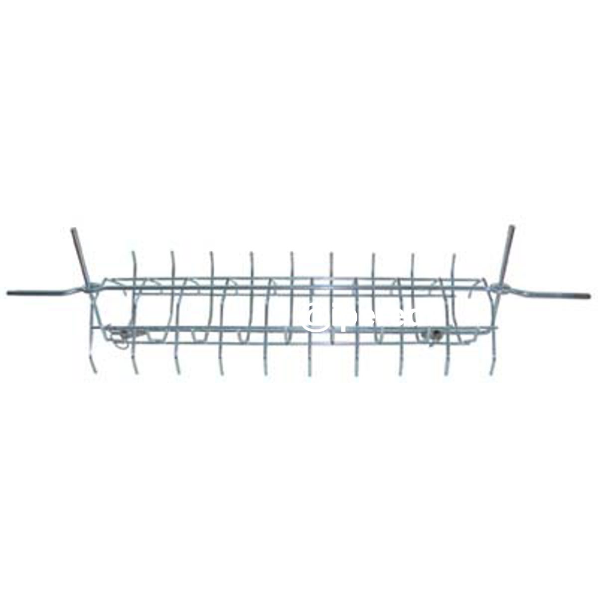 SPIEDO GIRARROSTO A GABBIA INOX CM 70