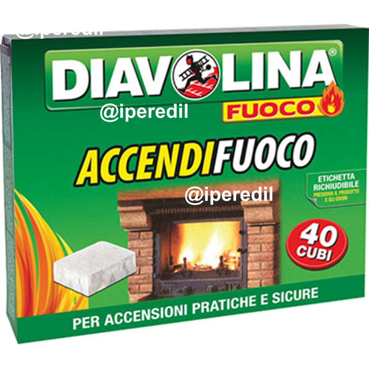 ACCENDIFUOCO DIAVOLINA FUOCO CUBETTI 40 - 02440142