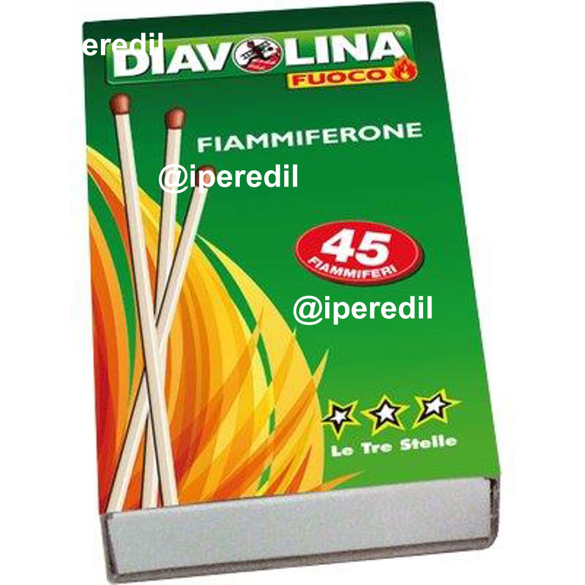 FIAMMIFERI LUNGHI DIAVOLINA MM 100 CF=10XPZ 45 - 02440188