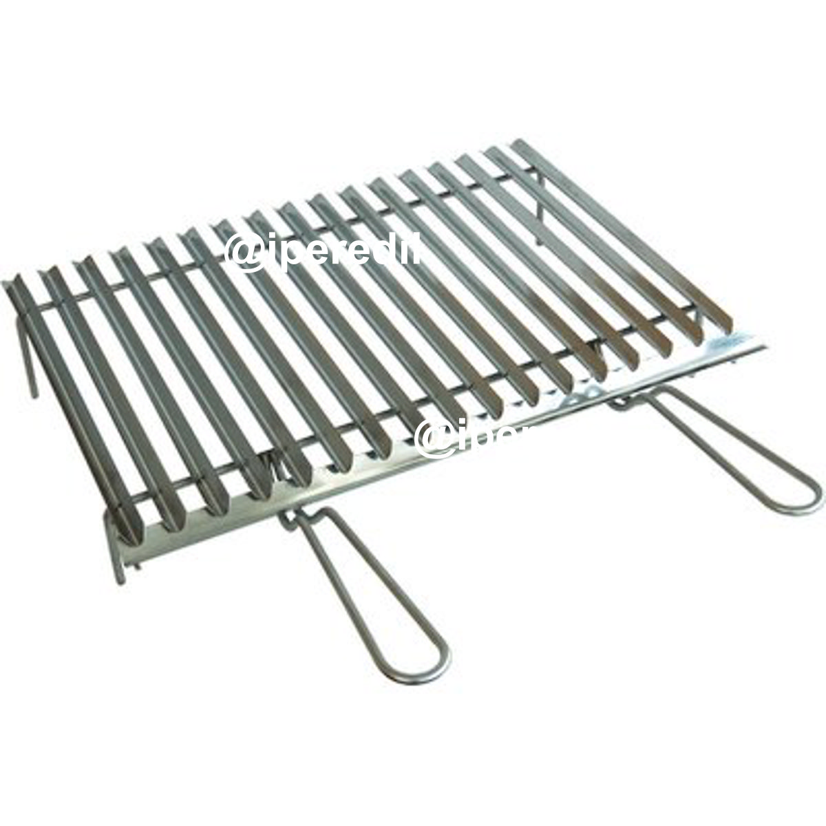 GRATICOLA BARBECUE RECUPERO GRASSO OMPAGRILL INOX MANICI 2 CM 80X45 - 02441007