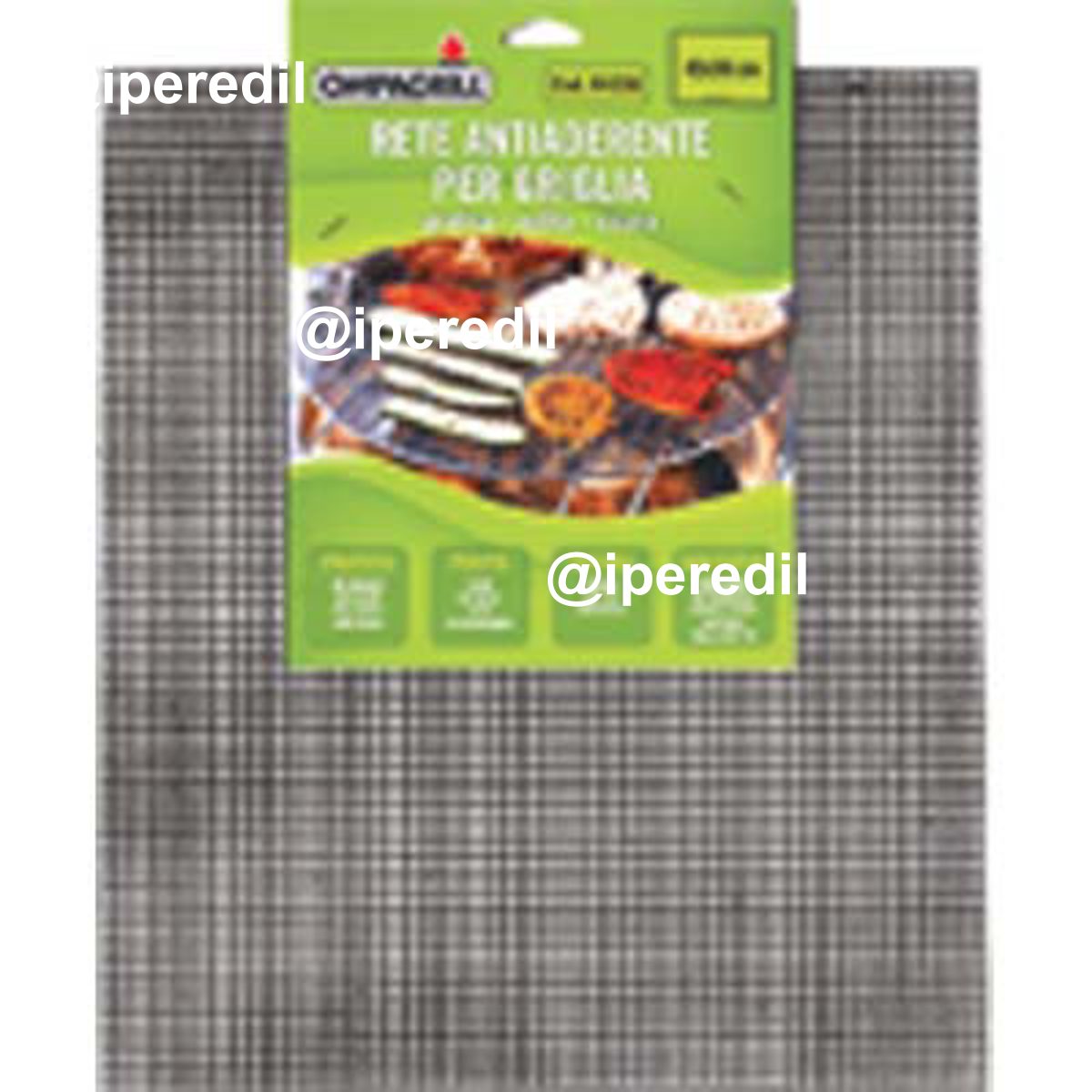 RETE ANTIADERENTE GRATICOLA BARBECUE OMPAGRILL CM 42X36