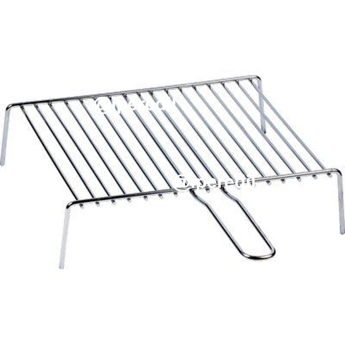 GRATICOLA BARBECUE A BARRE SINGOLA FD ACCIAIO CROMATO CM 35X30 - 02441055