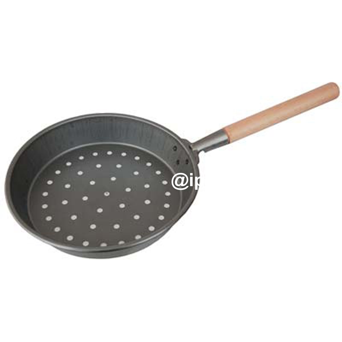 PADELLA X CALDARROSTE LUXURY MANICATA FERRO/LEGNO CM 26 - 02445228