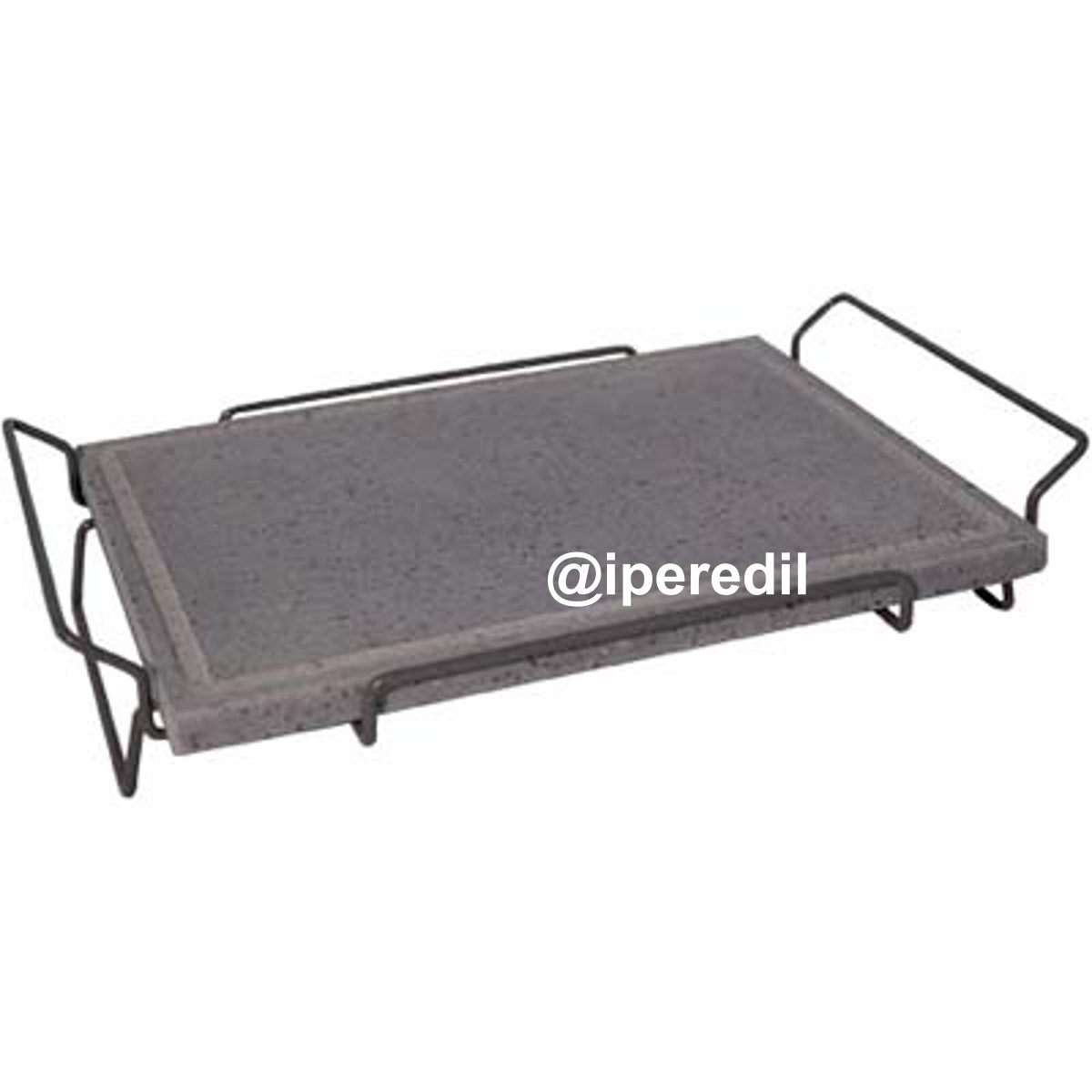 BISTECCHIERA PIETRA LAVICA + BASE RIALZATA CM 30X40