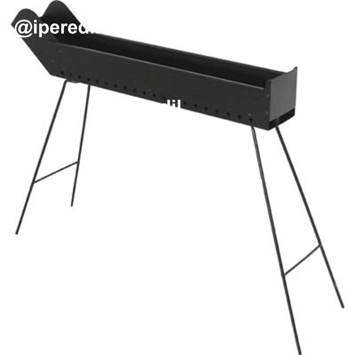 BARBECUE CARBONELLA CUOCISPIEDINI PLUS MILLE CM 80X15 H.CM 65 RICHIUDIBILE