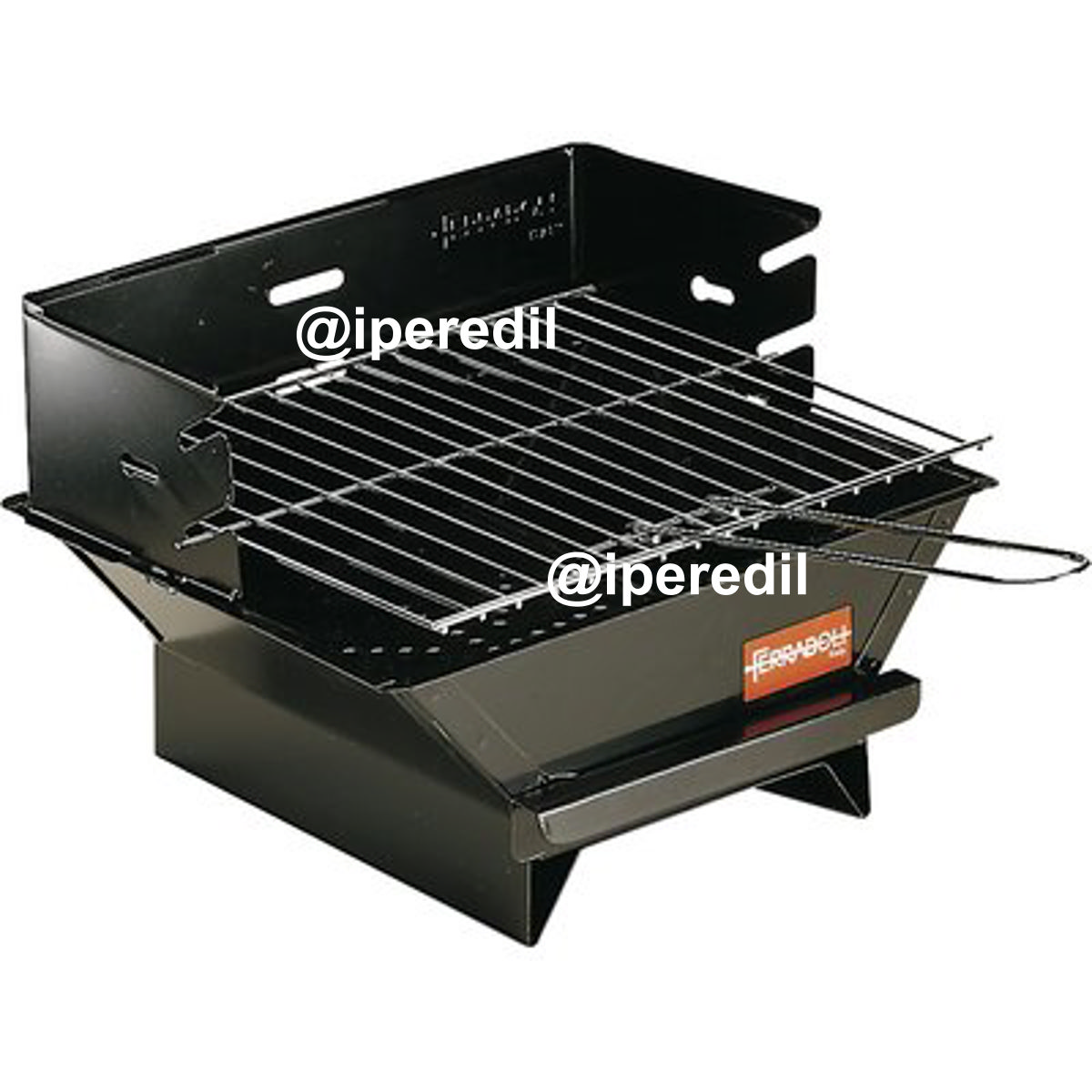 BARBECUE CARBONELLA PLANCHA MINIGRILL FERRABOLI CM 30X25 H.CM 22 - 02446051